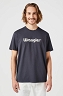 Koszulka Męska Wrangler Logo Tee Black 112350526