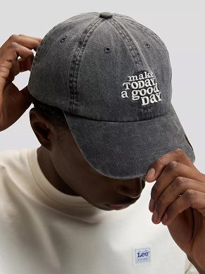 Czapka Męska Lee Day Cap Washed Black 112377727