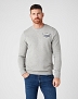 Bluza Męska Wrangler Crew Sweat Mid Grey Mel W6MBHAX37