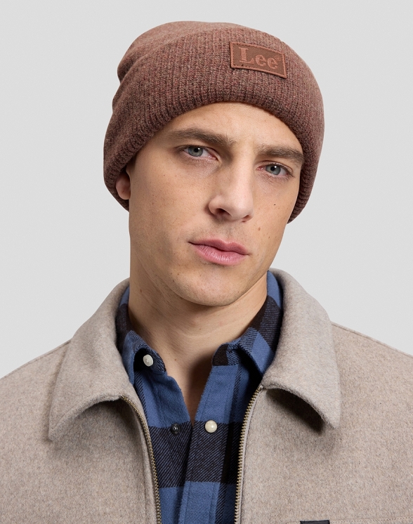 Czapka Męska Lee Core Beanie Shaved Chocolate 112385854