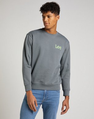 Bluza Męska Lee Bold Crew Winter Grey L80AEJ98