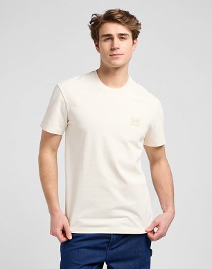 Koszulka Męska Lee Ww Essential Tee Ecru 112370486