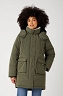 Kurtka Damska Wrangler Long Parka Utility Green W4S2X7G21