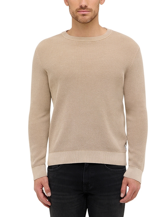 Sweter Męski Mustang Style Elliot Oatmeal 1016849-4092