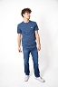 Koszulka Męska Lee Ss Small Logo Tee Academy Blue 112376433