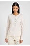 Koszulka Damska Lee Ls Raglan Henley Ecru Heather 112355166