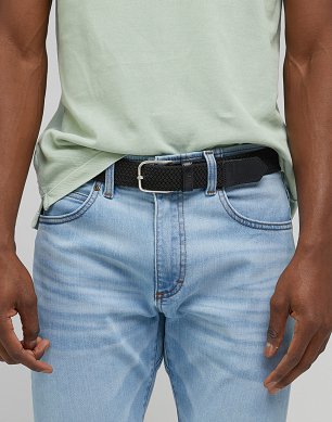 Pasek Męski Lee Elastic Webbing Belt Black LP640601