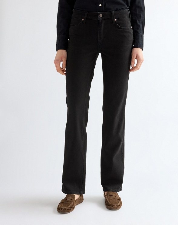 Spodnie Damskie Wrangler Dawn Retro Black 112388298