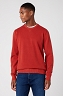 Sweter Męski Wrangler Two Tone Crew Bossa Nova Red W8C6RLXDQ