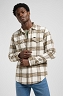 Koszula Męska Lee Clean Western Shirt Ecru Ochre Plaid 112371319