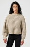 Sweter Damski Wrangler Puff Sleeve Sweater Oatmeal 112356481