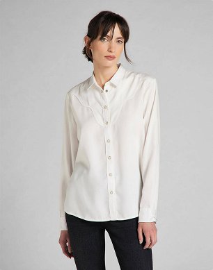 Koszula Damska Lee Western Shirt White Canvas L45DBPRR