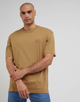 T-shirt Męski Lee Plain Loose Tee Clay LL84FU60