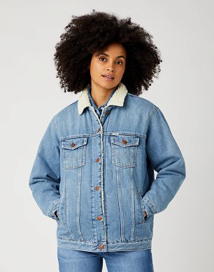 Kurtka Damska Wrangler Heritage Sherpa Jkt Secret Love W460SF35K