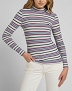 Koszulka Damska Lee Ribbed Ls High Neck Ecru L40HIQDN