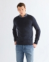 Sweter Męski Wrangler Crew Neck Knit Dark Sapphire 112386980