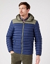 Kurtka Męska Wrangler Puffer Jacket Navy W4B1WA114