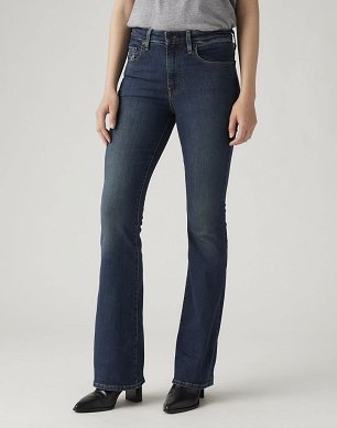 Spodnie Damskie Levi`s® 726 HR Flare Blue Swell A3410-0014