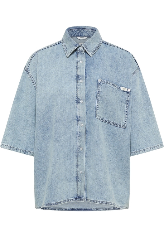 Koszula Damska Mustang Style Ella Shirt Denim Blue 1016568-5000-101