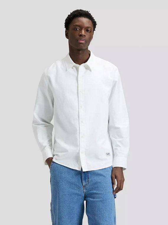 Koszula Męska Lee Workwear Button Down Bright White 112376595