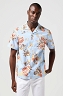 Koszula Męska Wrangler Ss Resort Shirt Blue Floral 112362761