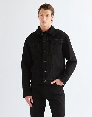 Kurtka Męska Wrangler Cowboy Cut Jacket Shadow Black 112387057