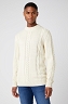 Sweter Męski Wrangler Hemp Knit Natural Ecru W8C1QXC03
