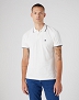 T-shirt Męski Wrangler Polo Shirt Worn White W7BHK4W02