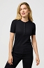 Koszulka Damska Wrangler Femme Knit Henley Black 112370744