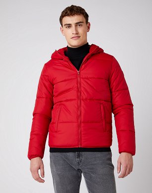 Kurtka Męska Wrangler The Puffer Red W4D6WRX47