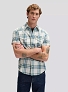 Koszula Męska Lee Ss Western Shirt Desert Sage Plaid 112376551