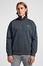Bluza Męska Lee Half Zip Sweatshirt Washed Black 112364129