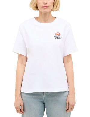 T-shirt Damski Mustang Style Monroe General White 1016513-2045