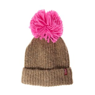 Czapka Levi`s® Neon Pink Pom Pom Beanie 38141-0082