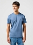 Koszulka Męska Wrangler Sign Off Tee Dusty Blue 112362680