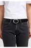 Pasek Damski Lee Wide Leather Belt Black 112331154