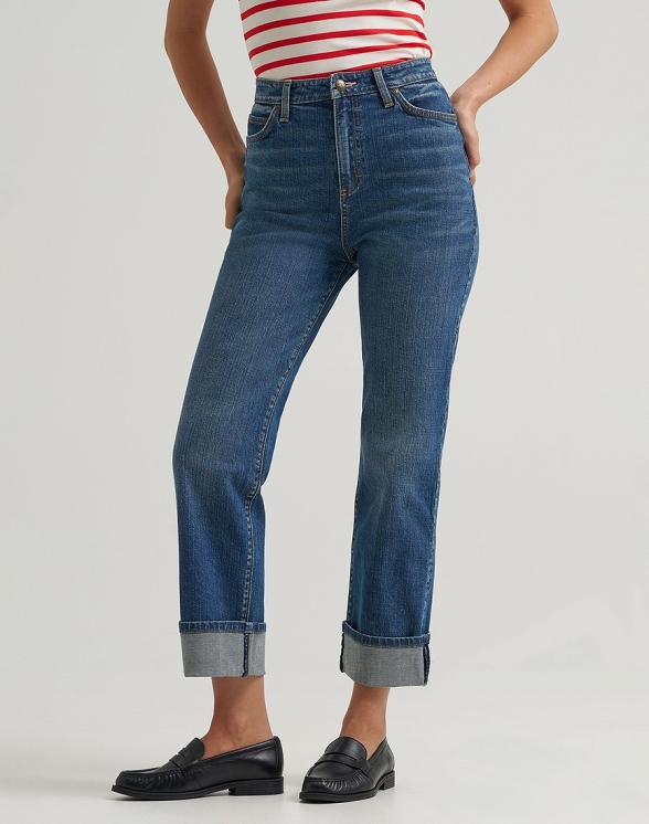 Spodnie Damskie Lee Lee X Mm Jean Mid Wash 112388973