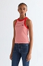 Koszulka Damska Wrangler Ringer Tank Flame Scarlet 112378397