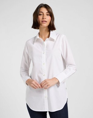 Koszula Damska Lee Classic Shirt Bright White 112370823