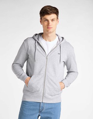 Bluza Męska Lee Basic Zip Throuh Hoo Grey Mele L80KSPMP