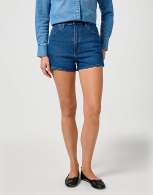 Szorty Damskie Wrangler Festival Short Noble Navy 112364739