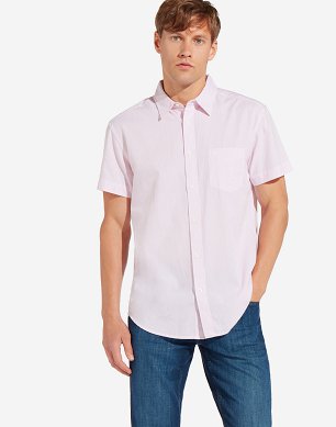 Koszula Męska Wrangler SS 1PKT Shirt CAMEO PINK W58604MY2