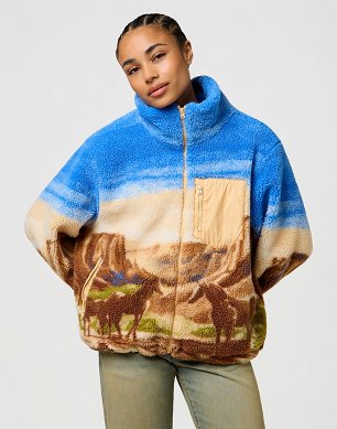 Kurtka Damska Wrangler Transitional Fleece Canyon 112370811
