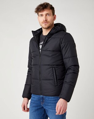 Kurtka Męska Wrangler The Puffer Black W4D6WR100