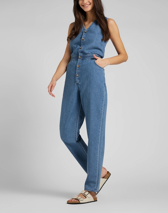 Kombinezon Damski Lee Elasticated Overall Mid Zola L39CPUBQ