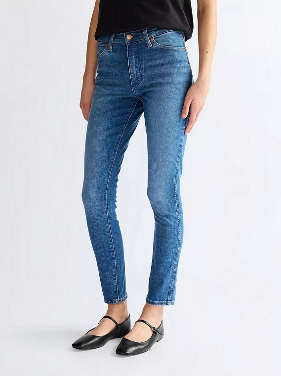 Spodnie Damskie Wrangler Sienna Rebel Blue 112362641