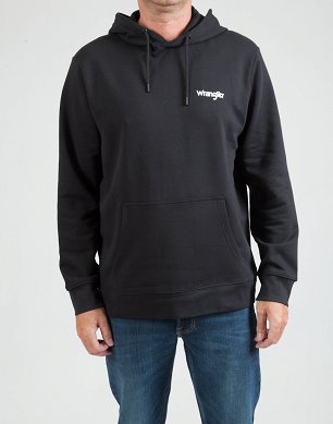 Bluza Męska Wrangler Hoodie Black W6X2HY100