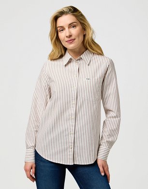 Koszula Damska Wrangler 1 Pkt Shirt Cognac 112370777