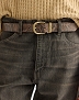 Pasek Męski Wrangler Snake Belt Dark Brown 112387413