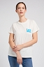 Koszulka Damska Lee Small Lee Tee Ecru 112351130